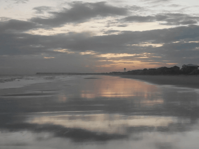 Classic Oak Island streetscape