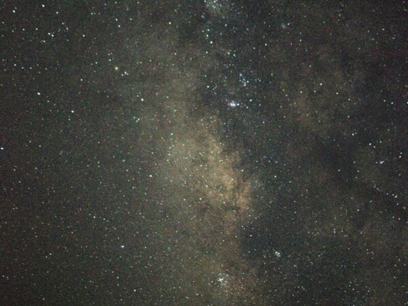 Second Milky Way detail above the coast