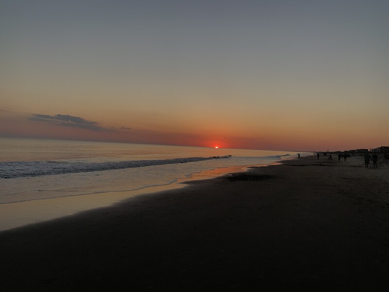 Second beach sunrise perspective